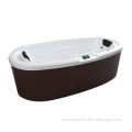 Walk-in hydro aqua air jets whirlpool massage US Balboa control panel plastic bathtub (M-3360)